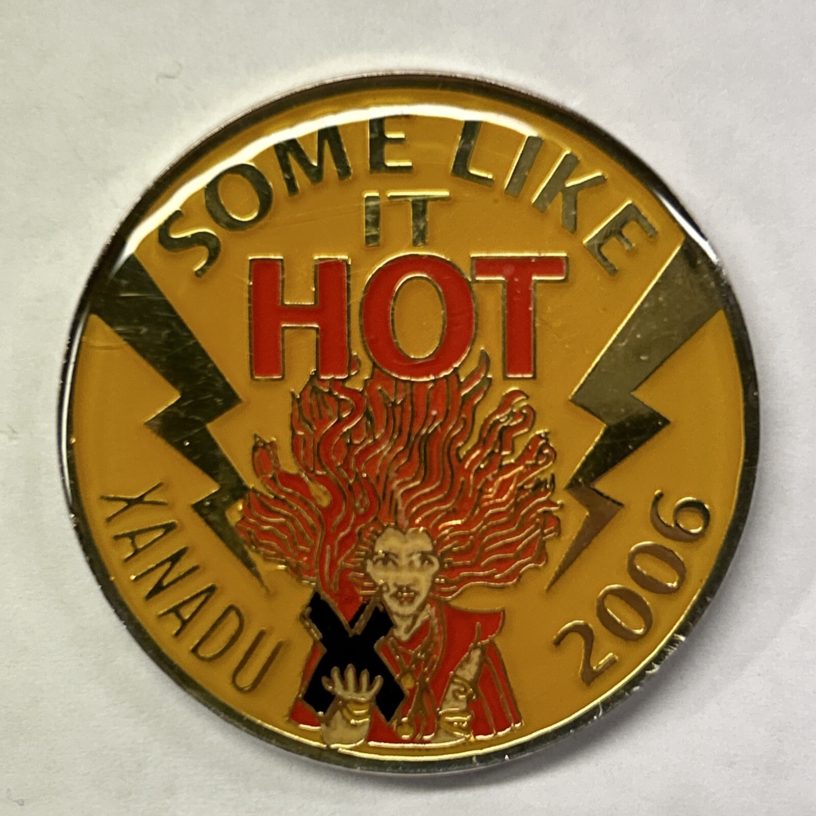 2006 Krewe Of Xanadu Mardi Gras Enameled Doubloon “Some Like It HOT Lafayette LA