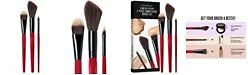Smashbox Camera Ready Complexion Foundation Powder Detail 3pc Brush Set NIB $170