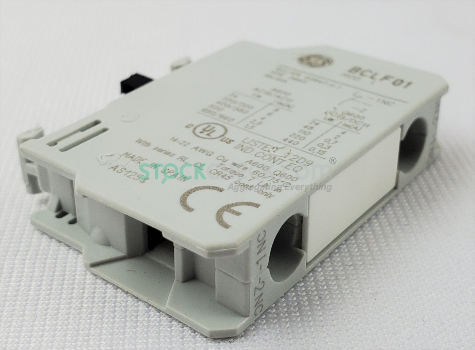 General Electric BCLF01 Contact Block