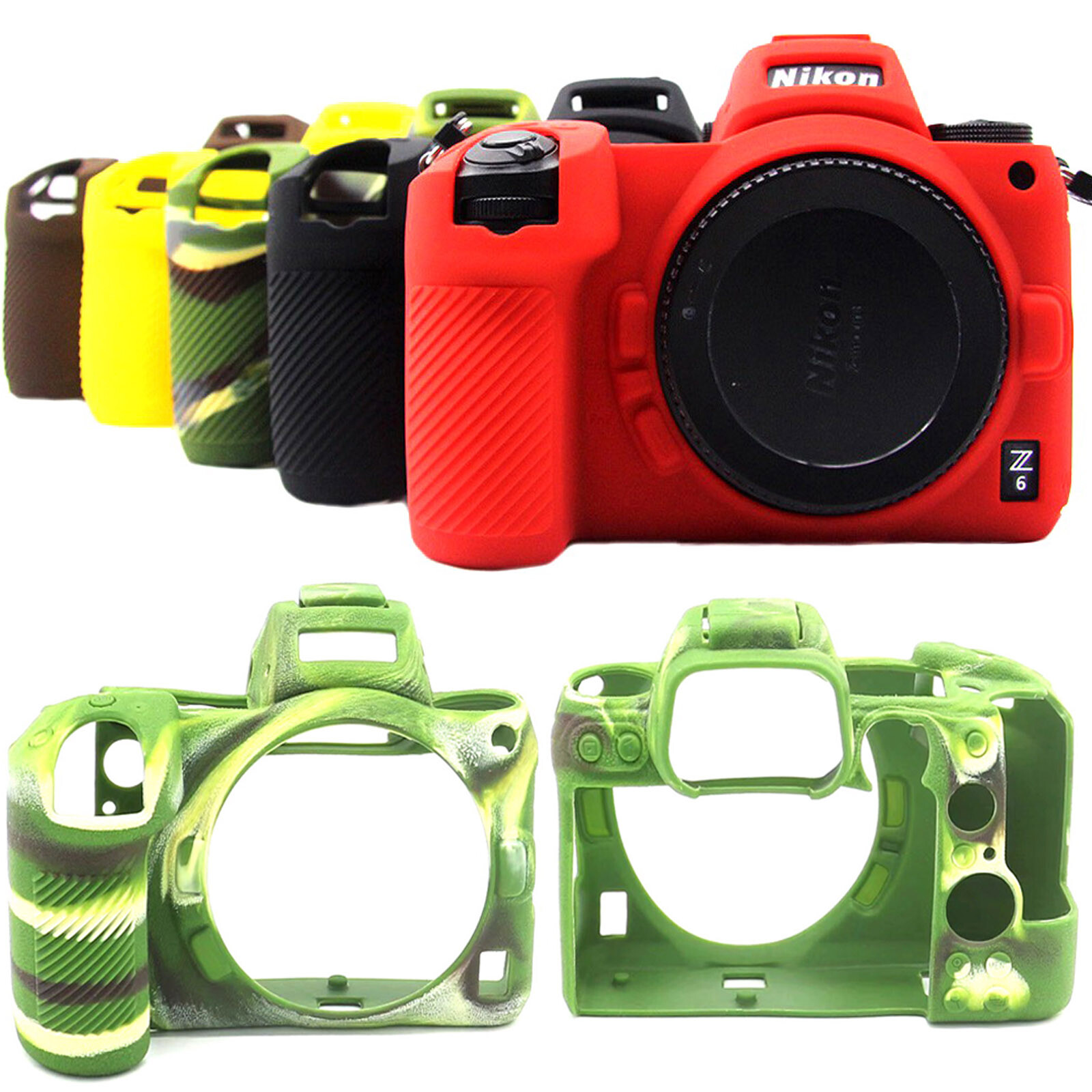 Silicone Rubber Camera Protective Body Camera Bag Case Skin For Nikon Z7 Z6 CASE