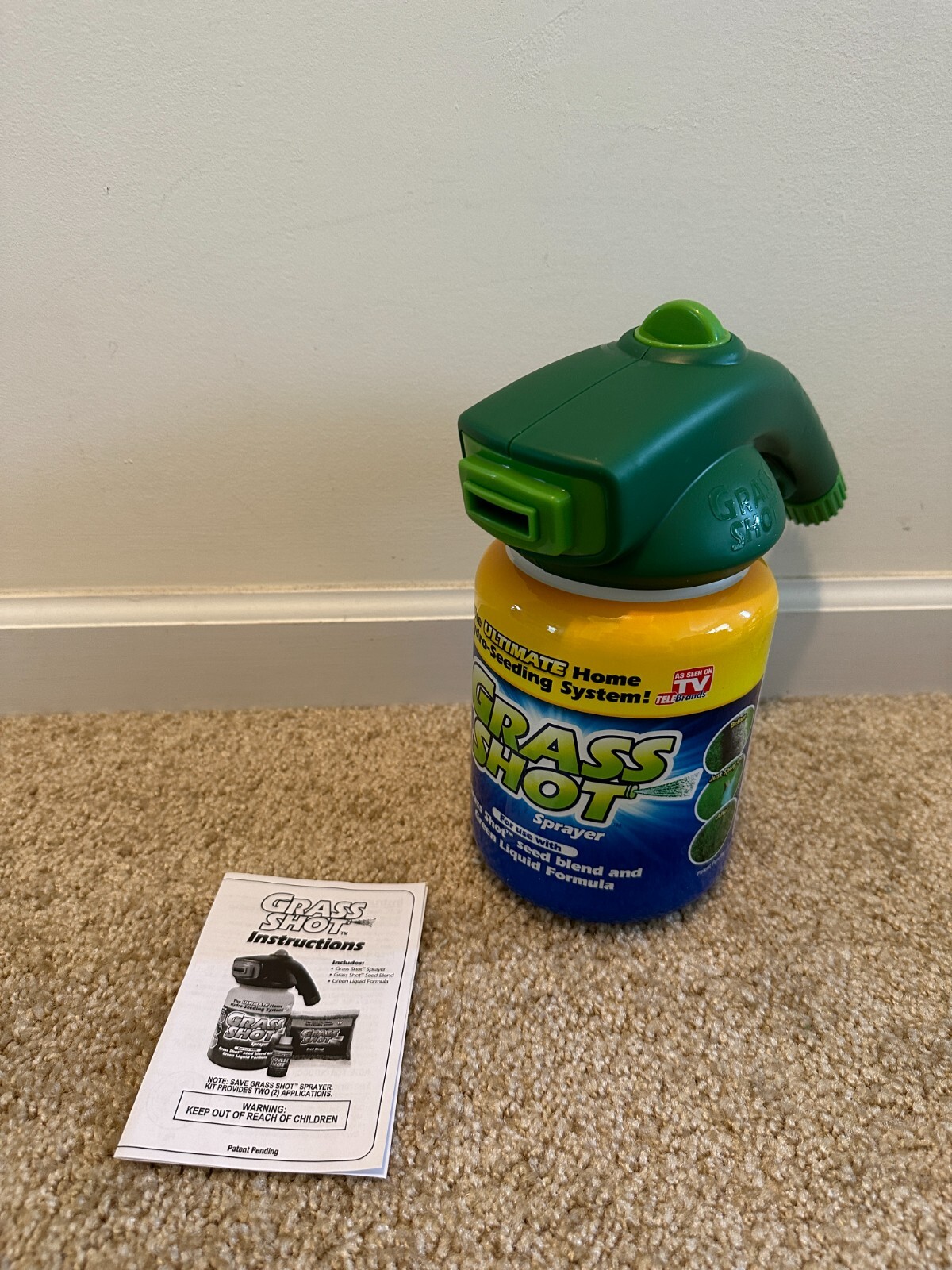 Grass Shot ULTIMATE Home Lawn Hydro-Seeding System As Seen On TV-SPRAYER ONLY