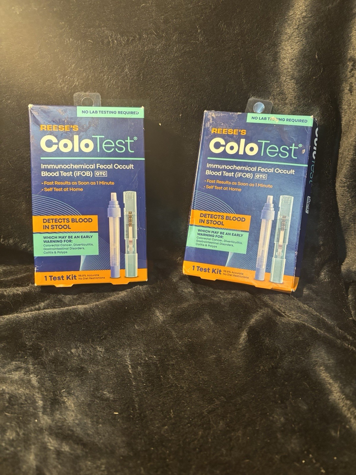 Lot Of 2 Reese’s ColoTest At Home Colon Cancer Screening Test - EXP 02/28/2026
