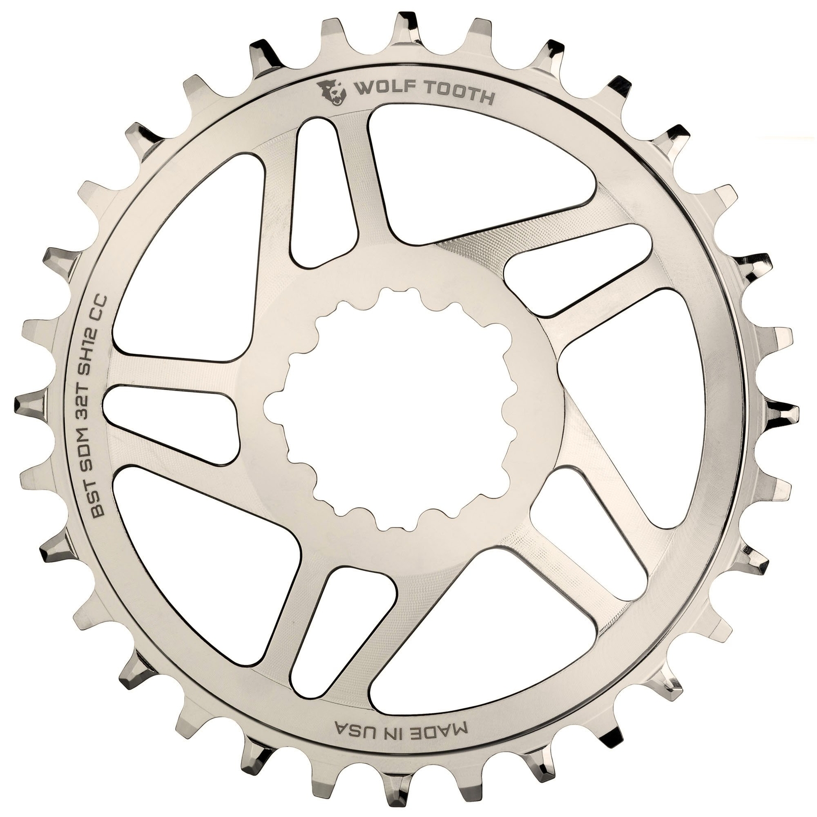 Direct Mount Chainring for Cane Creek & SRAM Cranks for Shimano 12spd Hyperglide