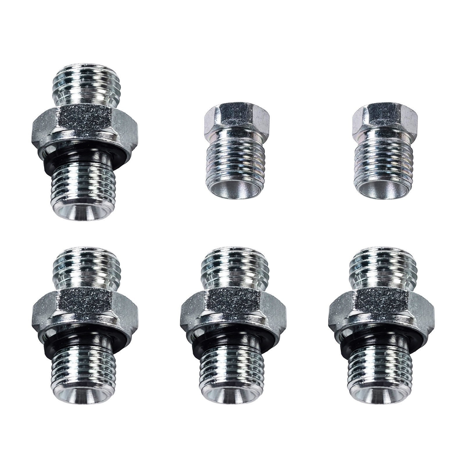 1/4" Hydraulic Hose M14x1.5 Fitting for Mini Excavator Swing Buffer Valve