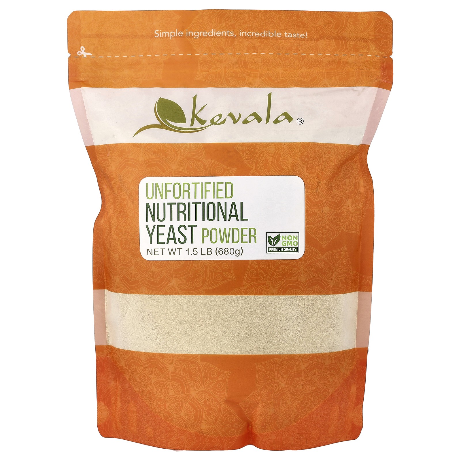 Unfortified Nutritional Yeast Powder, 1.5 lb (680 g)