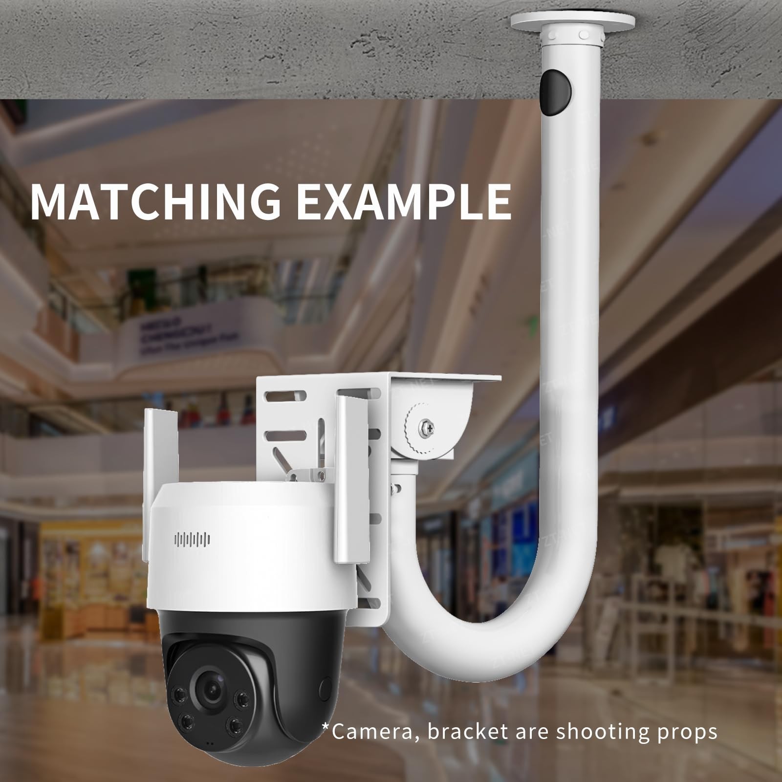 CCTV Mount Bracket LShape Security Plate Universal Wall Ceiling Mounting