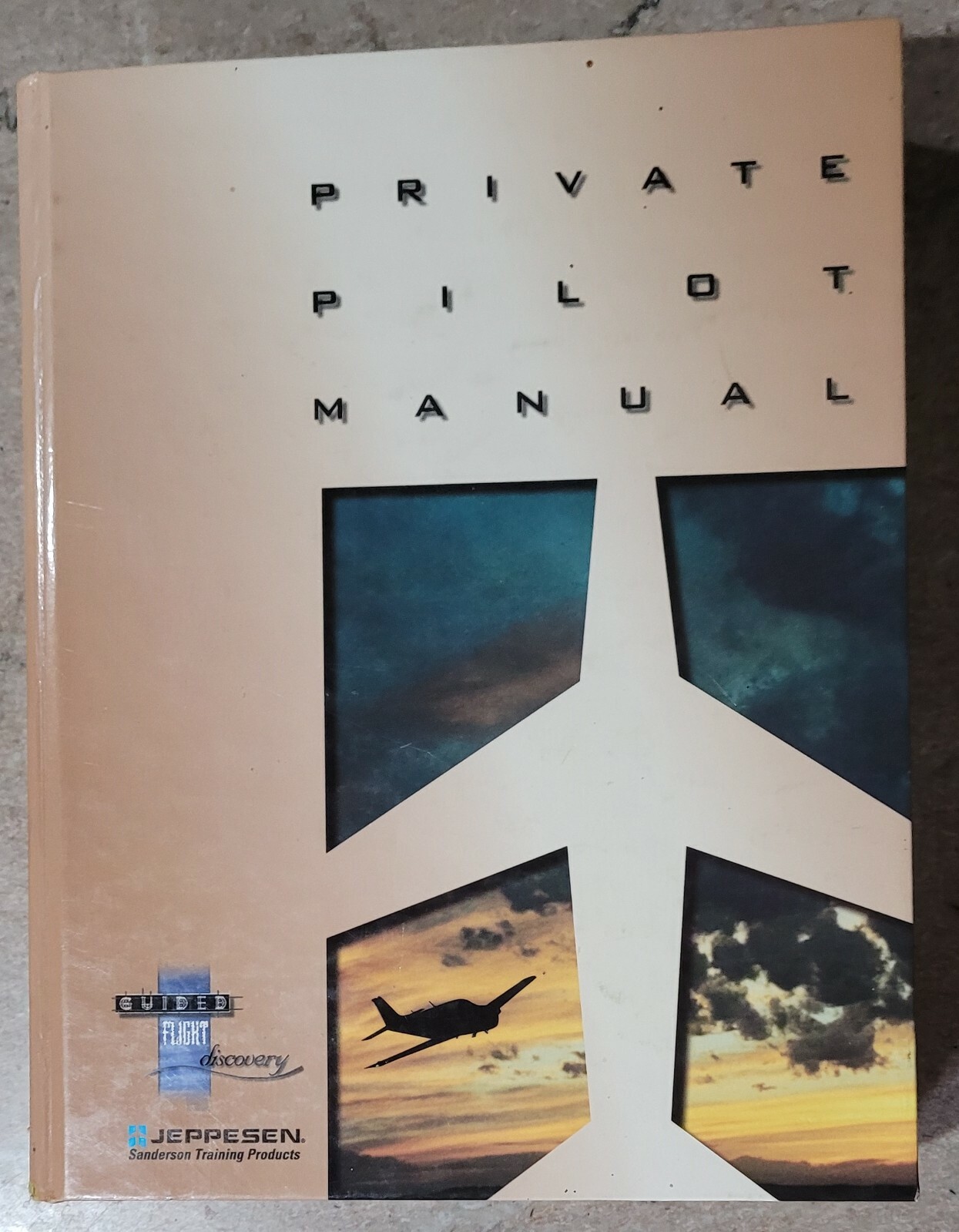 Used Jeppesen Private Pilot Manual (hardcover, 2001), near-perfect condition