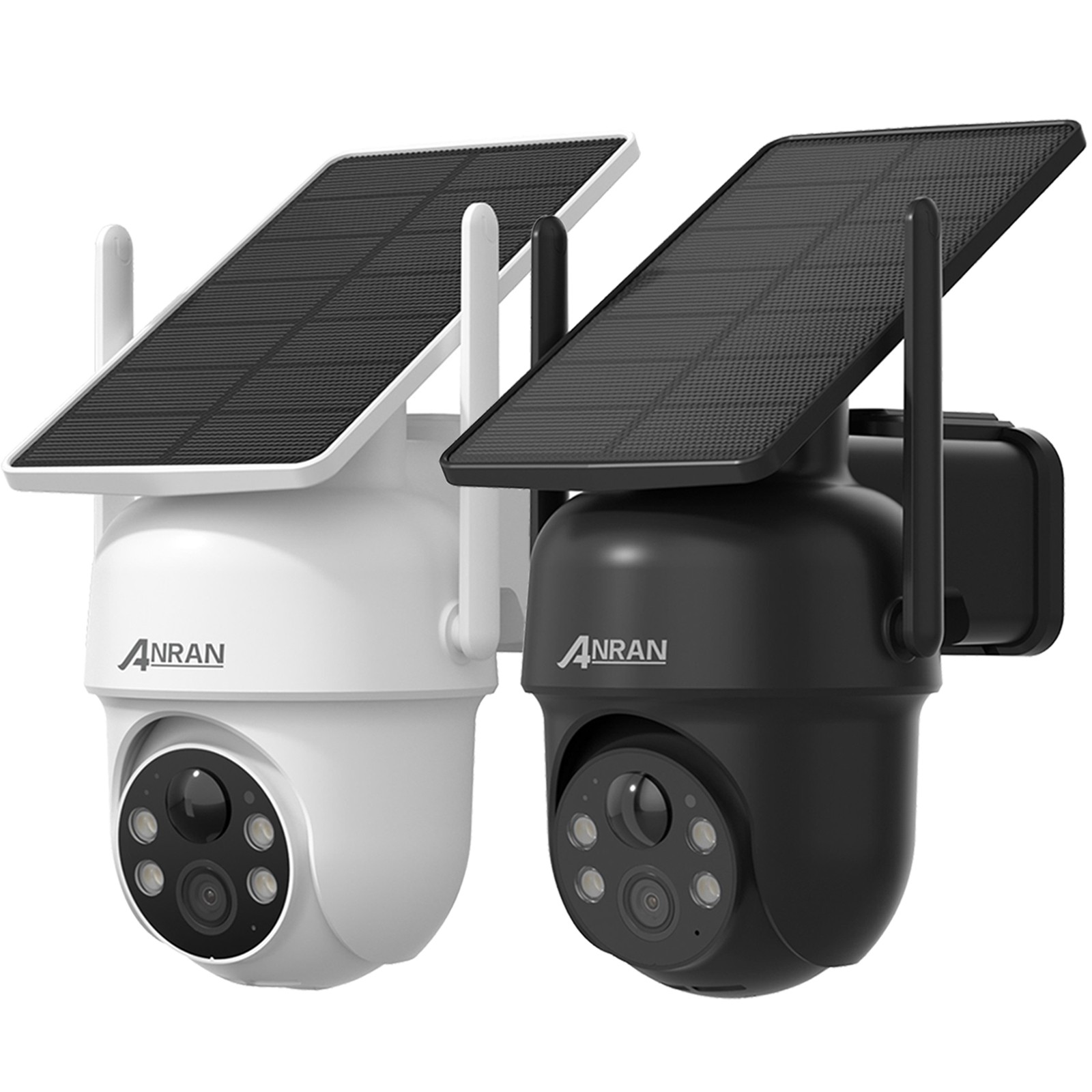 ANRAN 5MP Wifi Wireless Security Camera System Solar Battery Powered Home IP65