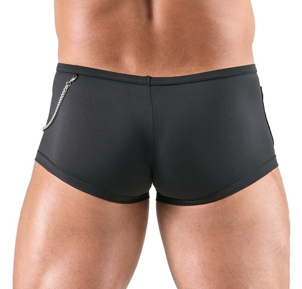 MENS BRIEF GERMANY BLACK SM- 2X-LARGE