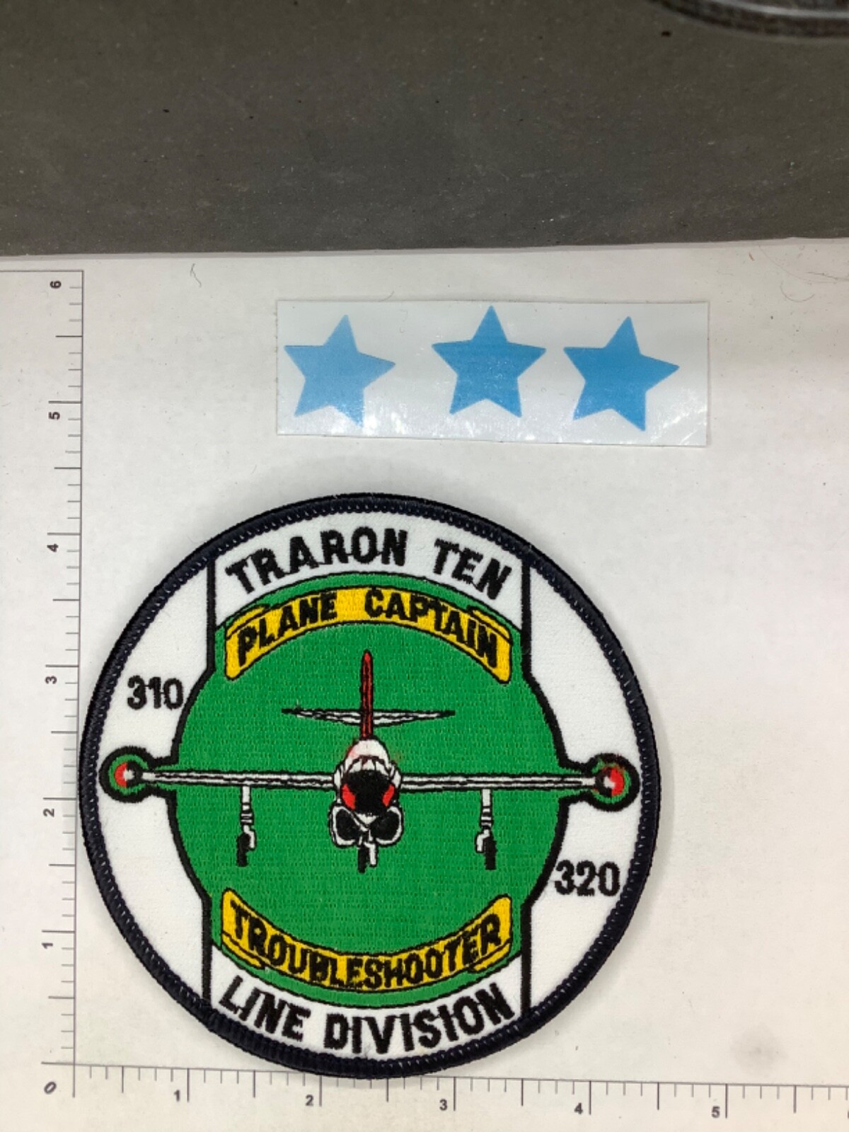 US NAVY TRARON FIVE LINE DIVISION PLANE CAPTAIN SQUADRON PATCHES