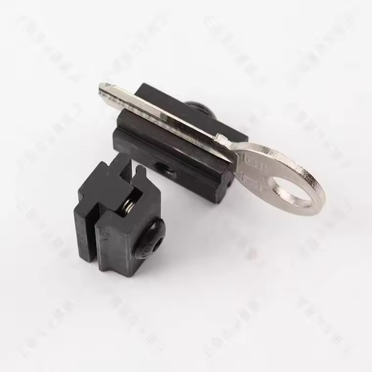 New Key Clamp 2pc Vertical Fixture Auxiliary Tooth Opening Locksmith Double-side
