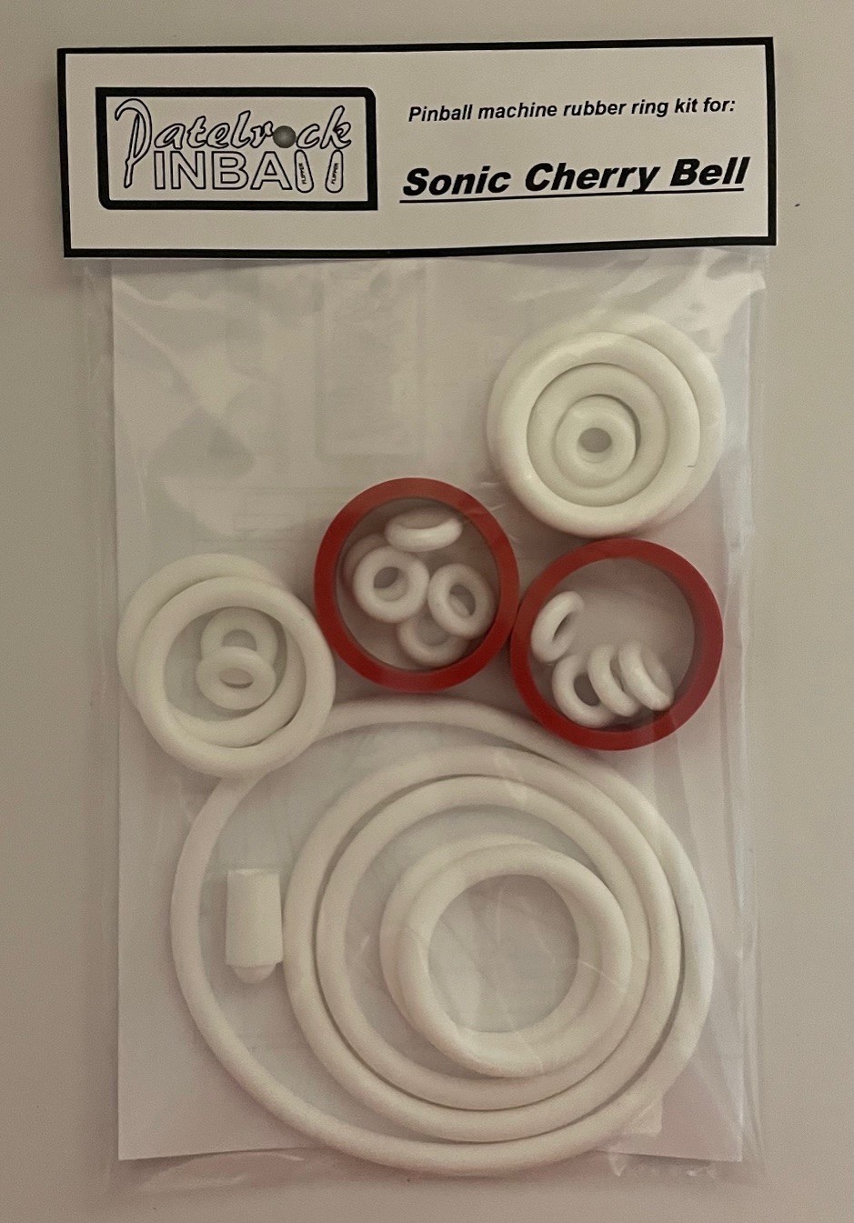 1977 Sonic Cherry Bell Pinball Machine Rubber Ring Kit