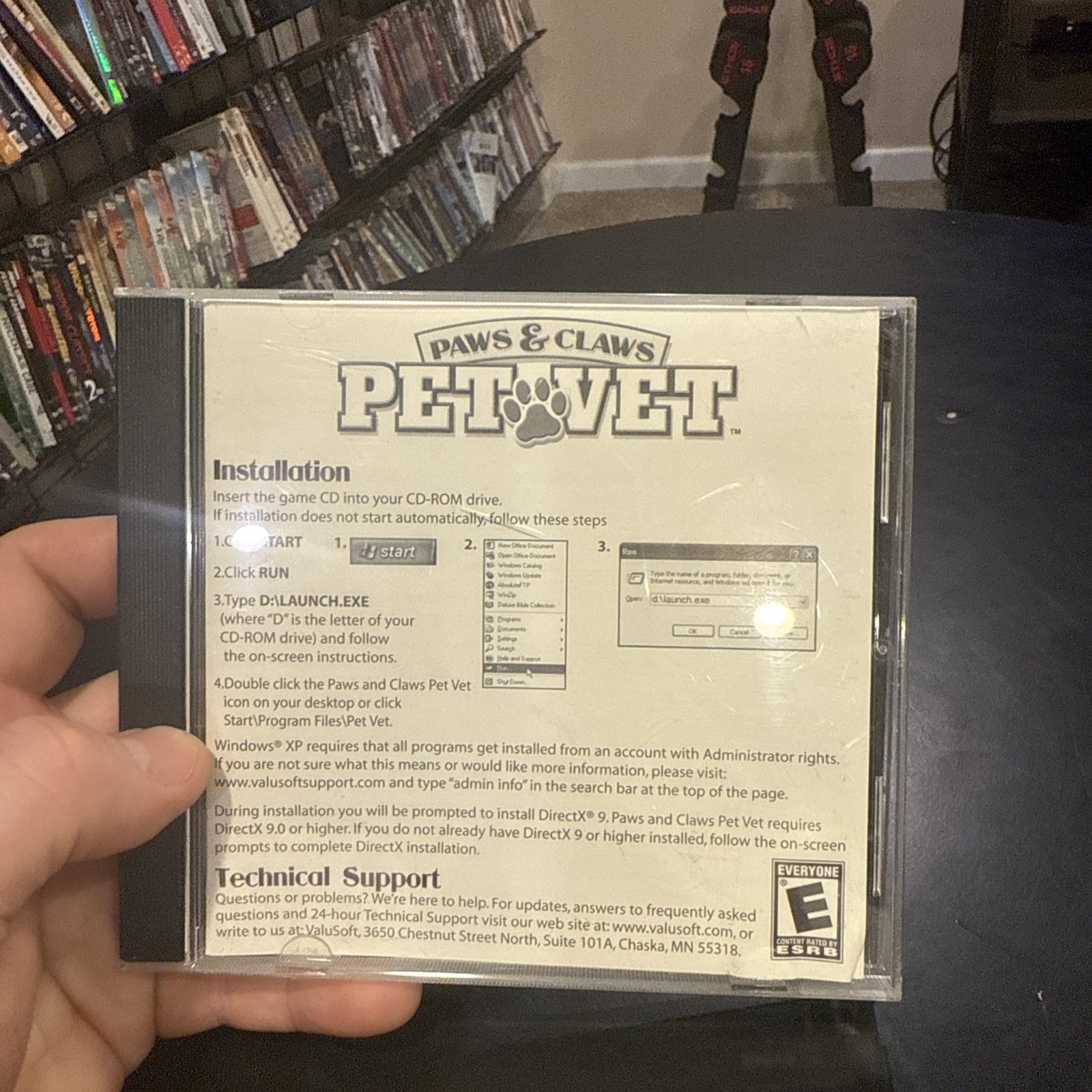 Paws & Claws Pet Vet by ValuSoft for Win XP ~ 2006 ~ CD-ROM