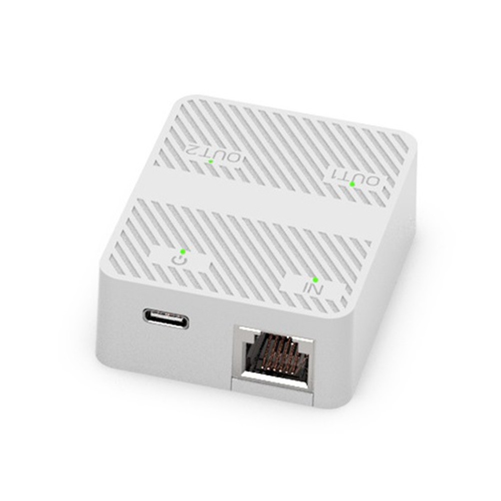 2-Port 100Mbps Network RJ45 Network Cable Splitter Extender 2-We5445