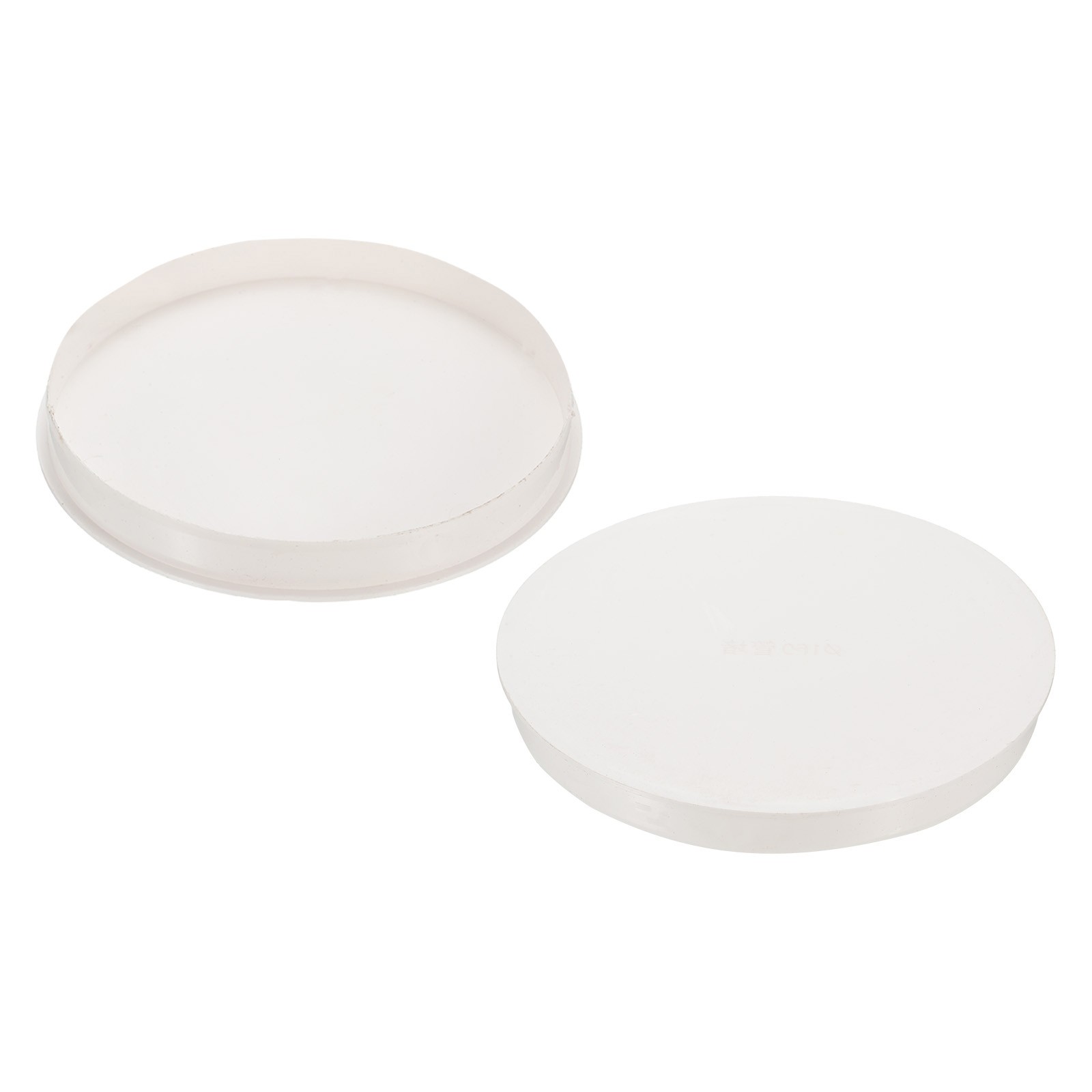 2 x 151mm OD Pipe Hole Plugs PVC Round Tubing Insert Pipe End Cover White