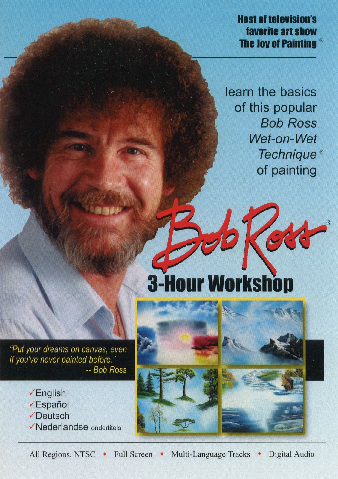 Bob Ross 3 Hour Workshop DVD-