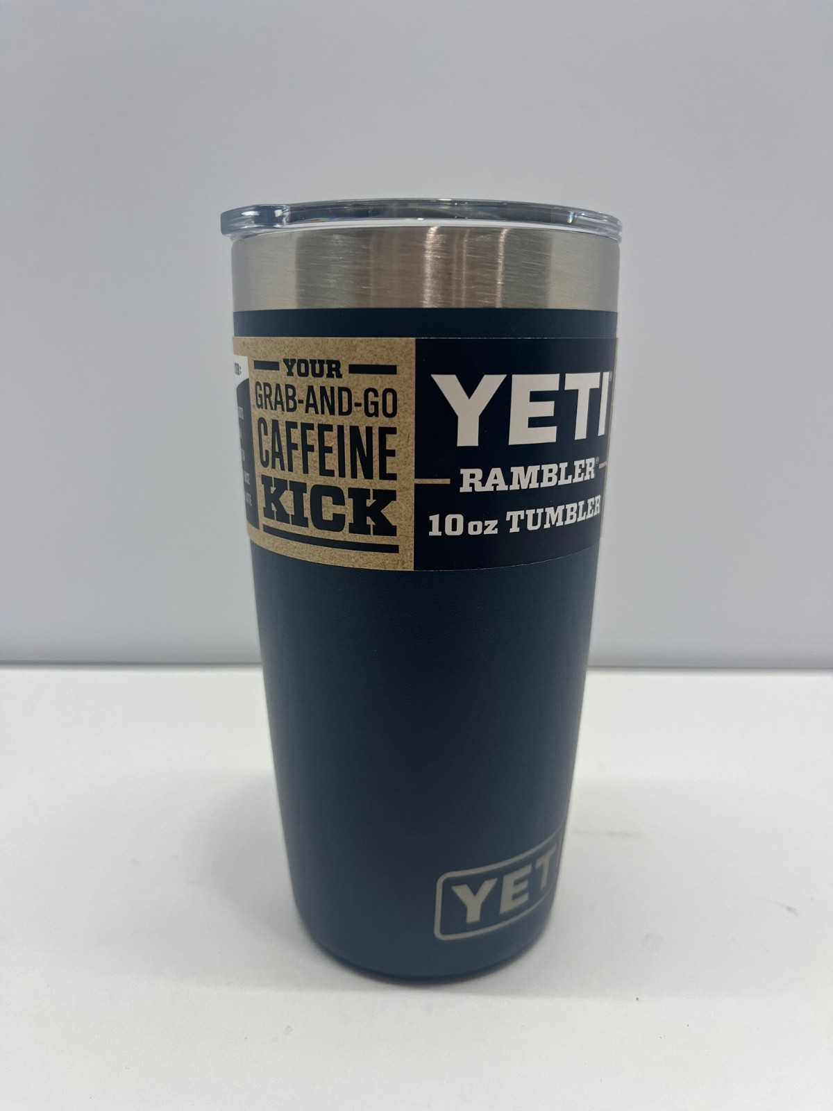 NEW - Yeti Rambler 10oz Stainless Tumbler, Retired Color: Navy, Magslider Lid