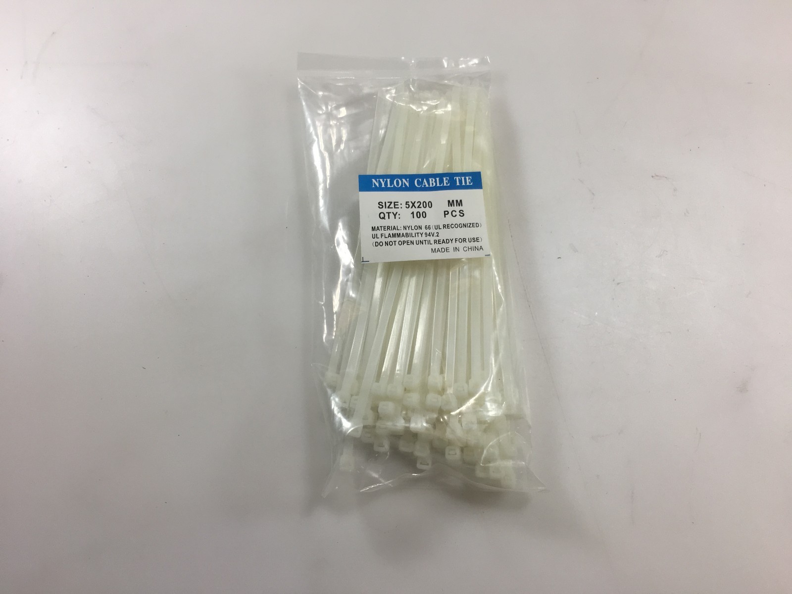 8" (200mm) Nylon Cable Ties ACT XACCM-4044
