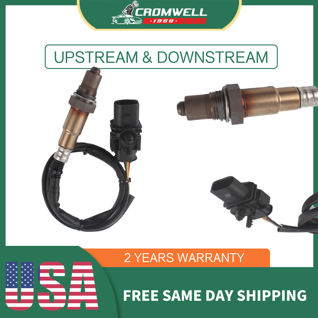 4PCS O2 Lambda Oxygen Sensors Upstream & Downstream For Lincoln MKS 2011-14 3.5L