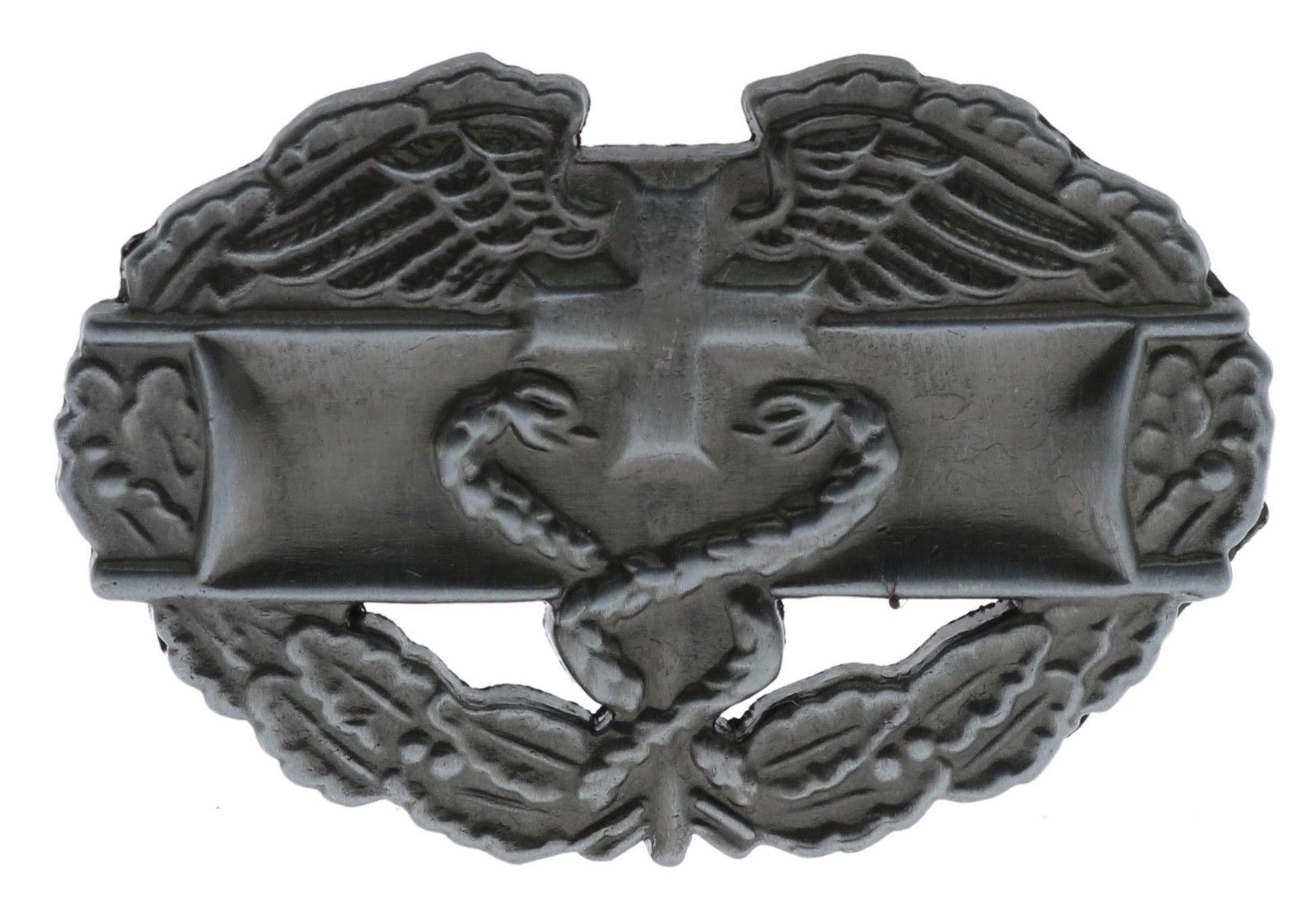 Combat Medic Badge Antique Silver Finish 1 1/2 Inch Hat pin EE16311 F7D5SS