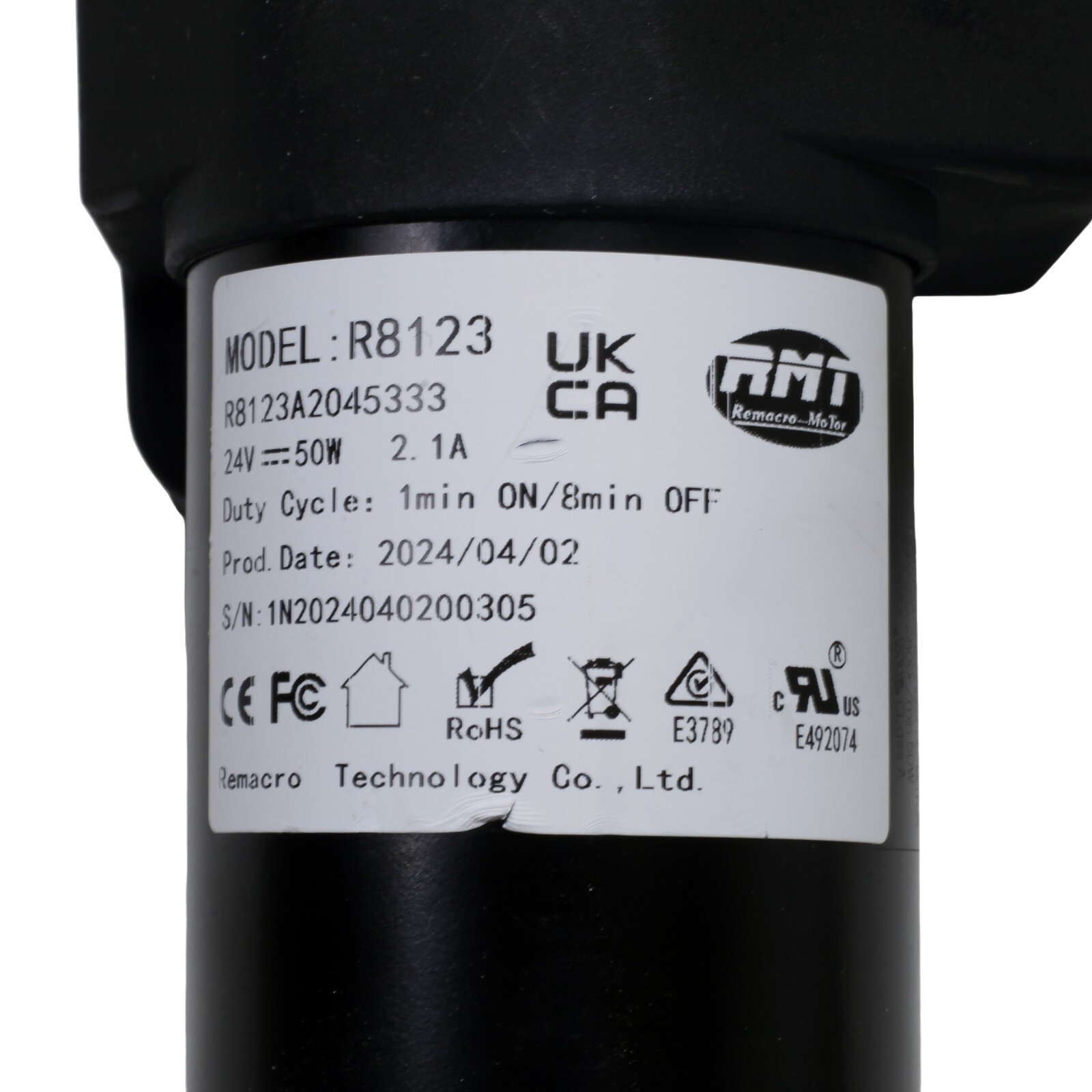 RMT Motor Actuator Model R8123 R8123A2045333 for Power Recliner Sofa Lift Chairs