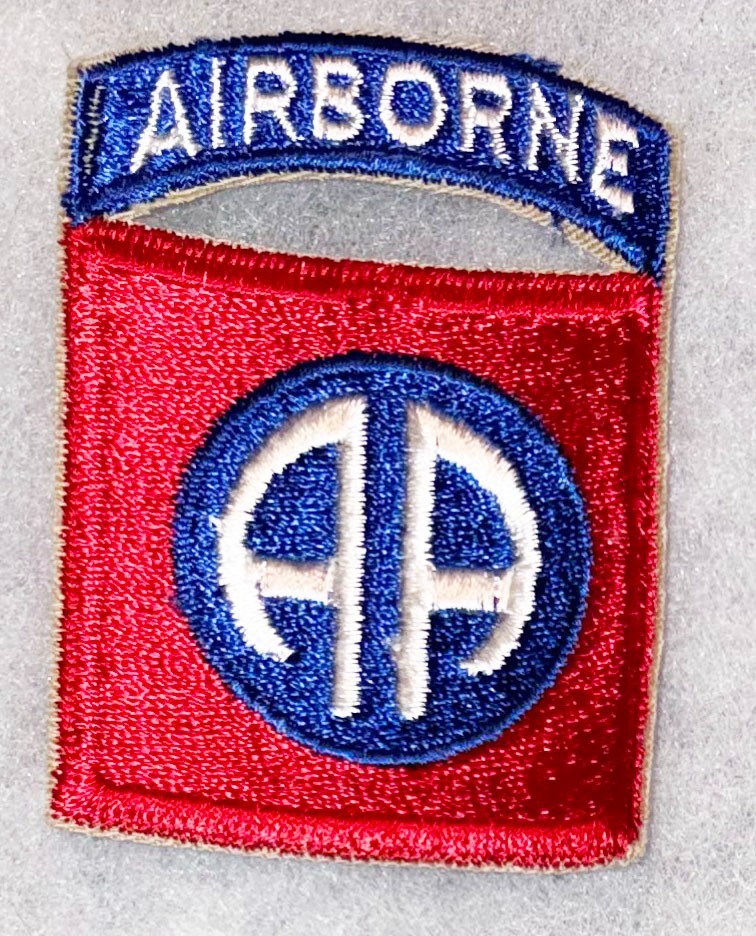 1950's-60's One Piece 82nd Airborne Division Patch