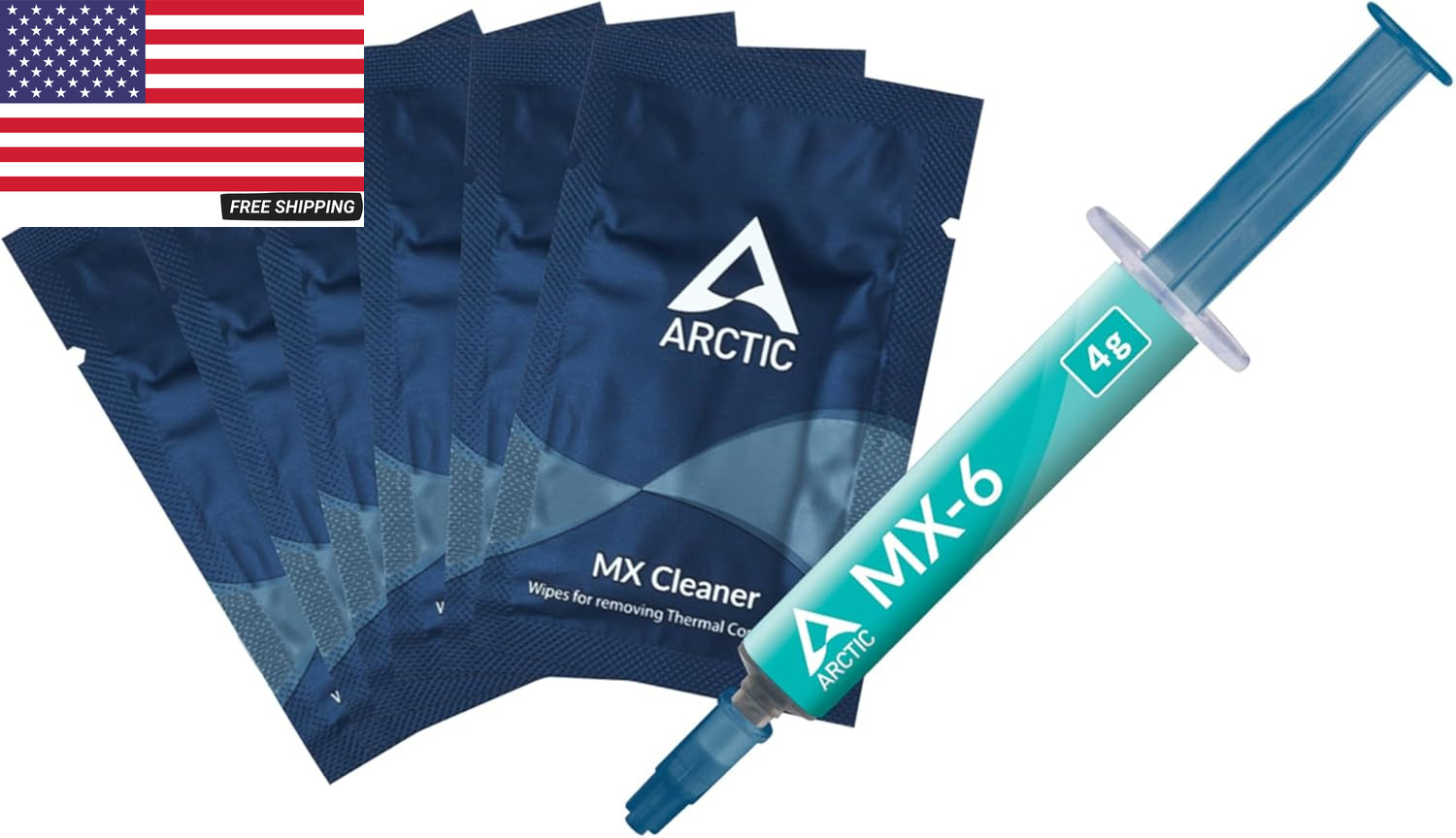 MX-6 (4 G, Incl. 6 MX Cleaner) - Ultimate Performance Thermal Paste for CPU, Con