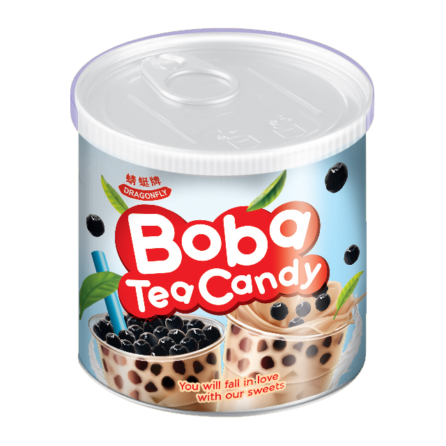 DragonFly Boba Tea Hard Candy Bubble Tapioca Milk, 7.04 oz, 50 pieces