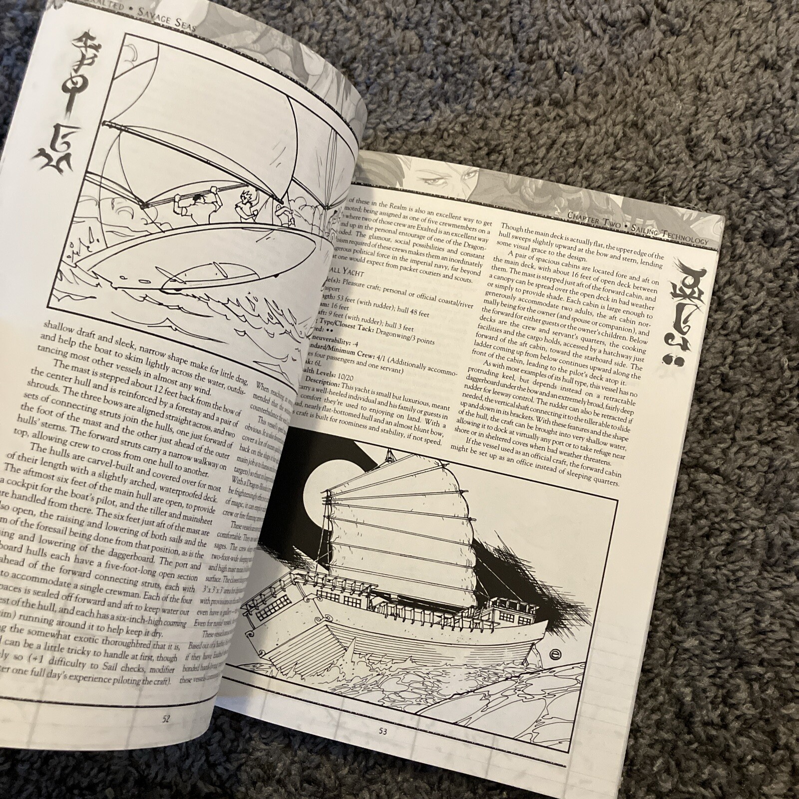 White Wolf Savage Seas Exalted Roleplaying Setting Resource WW8822 RPG Gaming