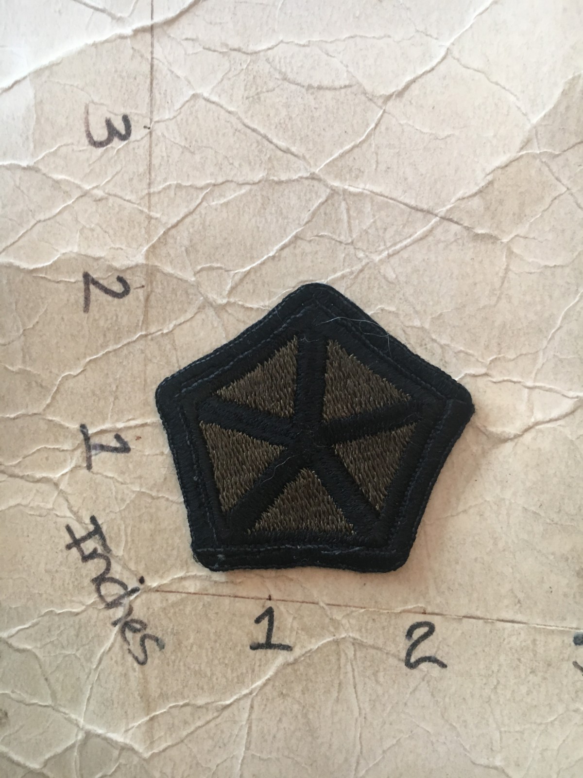 US Army V Corps OD Subdued Patch 7/29/25
