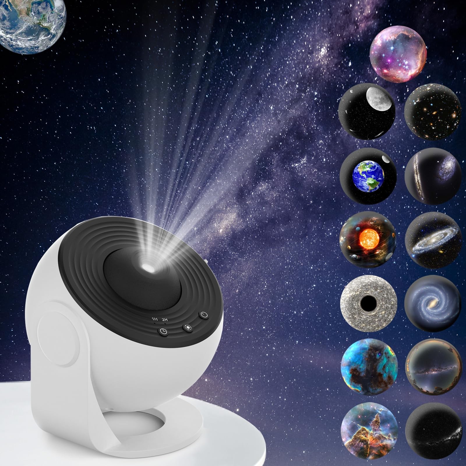 Galaxy Projector, 13 in 1 Planetarium Star Projector Realistic Starry Sky Nig...