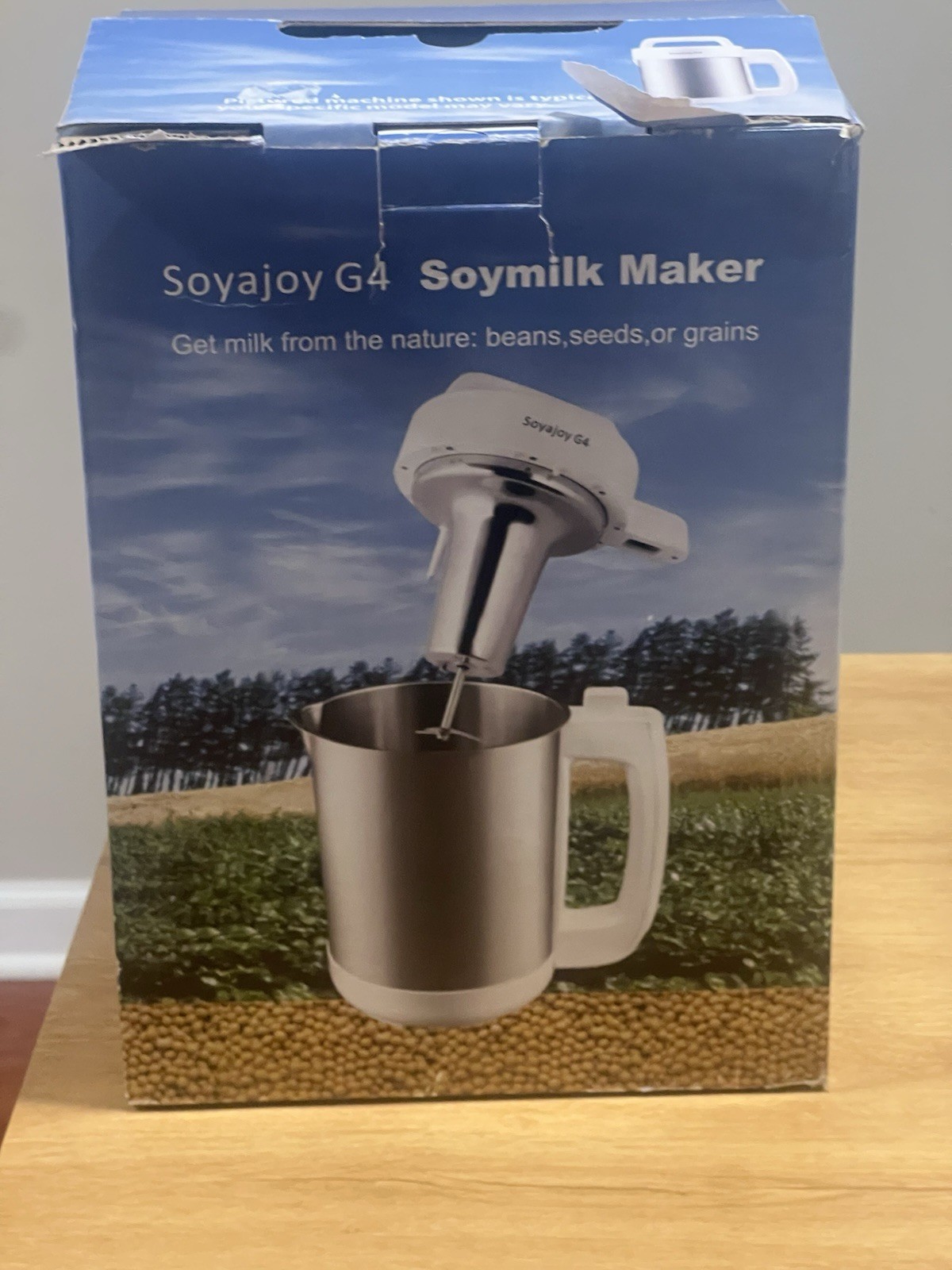 Soyajoy G4 Milk Maker Soy, Almond Milk 1.7 qt Stainless Steel, Read Desc