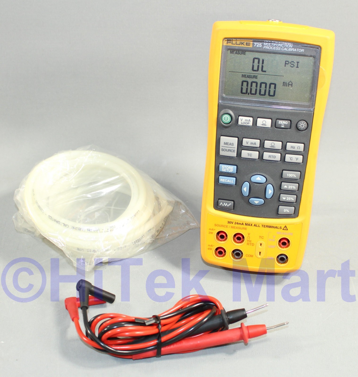 Fluke 725 Multifunction Process Calibrator Meter Multimeter with Accessories