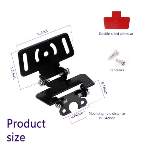 Universal Dash Cam Mount Bracket for Rear Camera Holder Rear Window Bracket