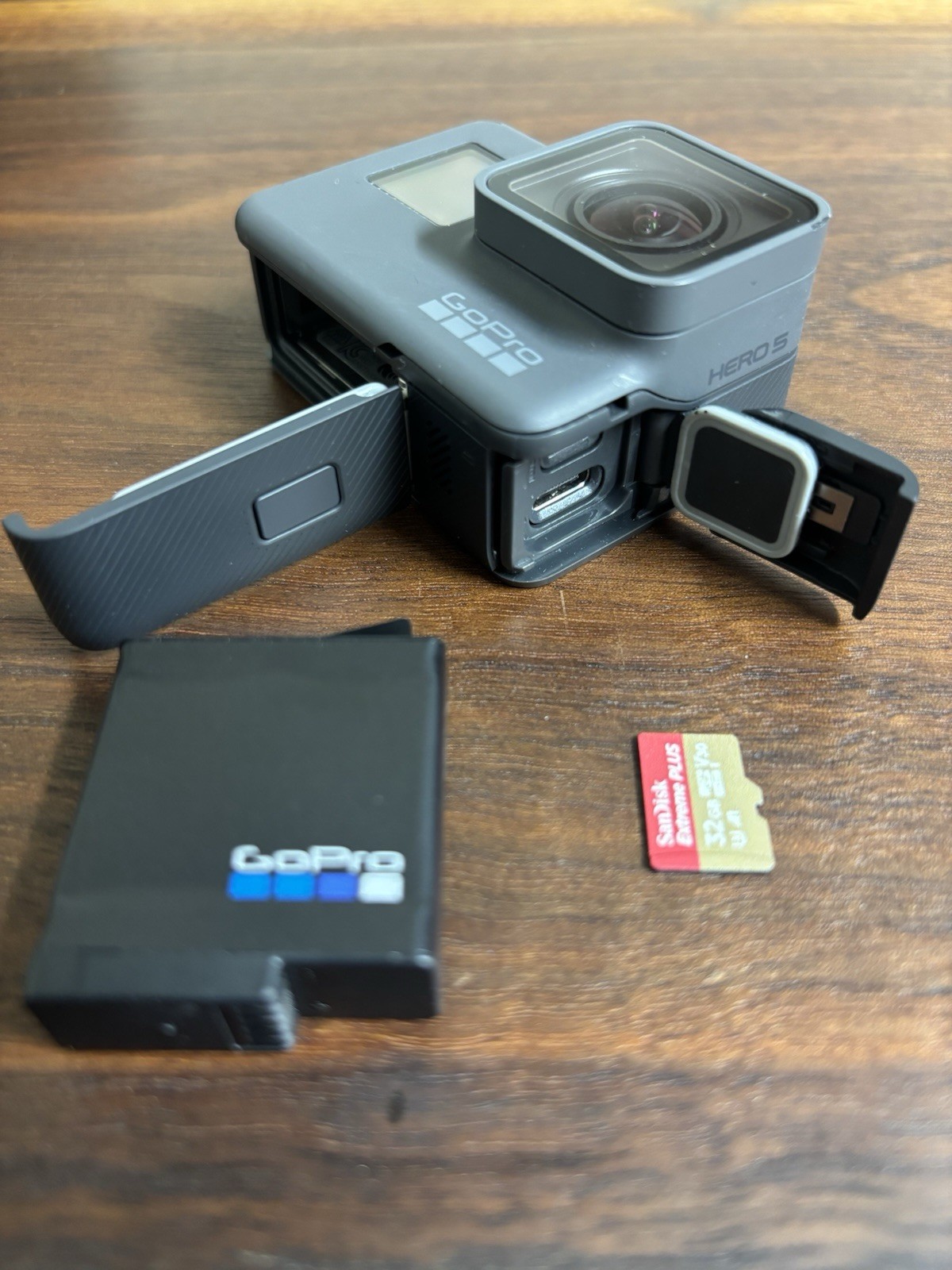 GoPro HERO5 Camera Accessory Bundle with Case, Mounts, Battery, SanDisk microSD