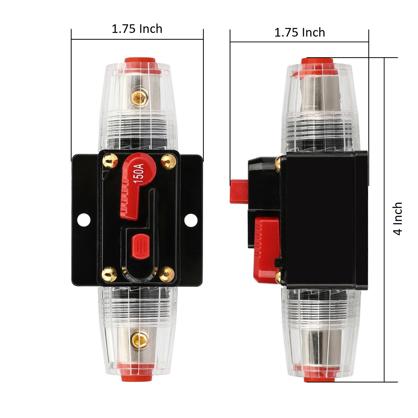 20A-150A Inline Waterproof Circuit Breaker Auto/Marine/Solar Manual Reset Switch