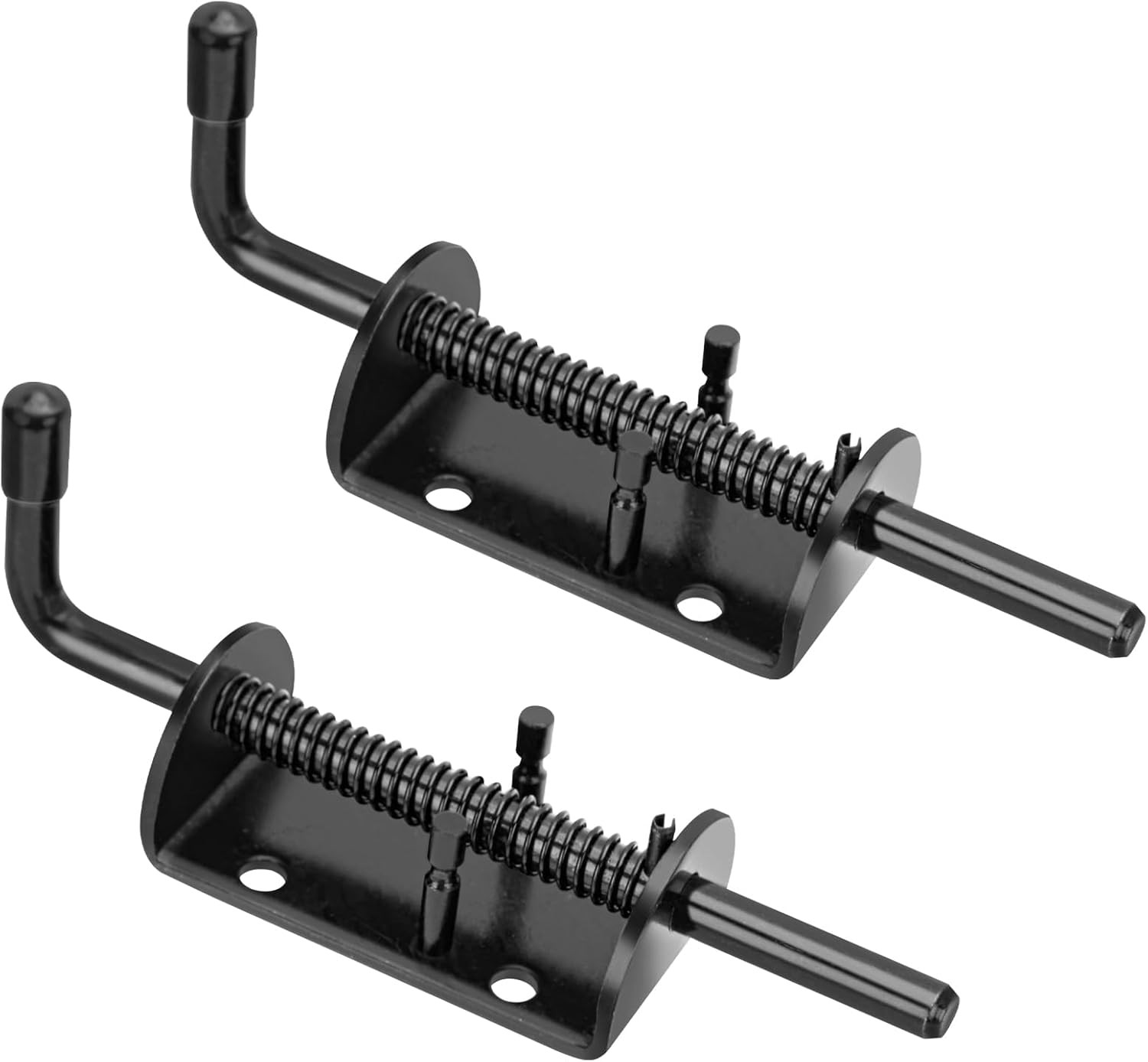 Spring Loaded Gate Latch Pin Barrel Bolt 6In Durable Solid Steel for Shed Doors