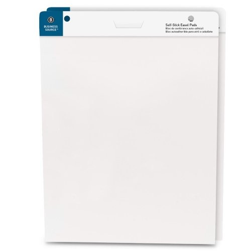 Business Source BSN38591 Self-stick Easel Pads 25" x 30" 30 Sheets