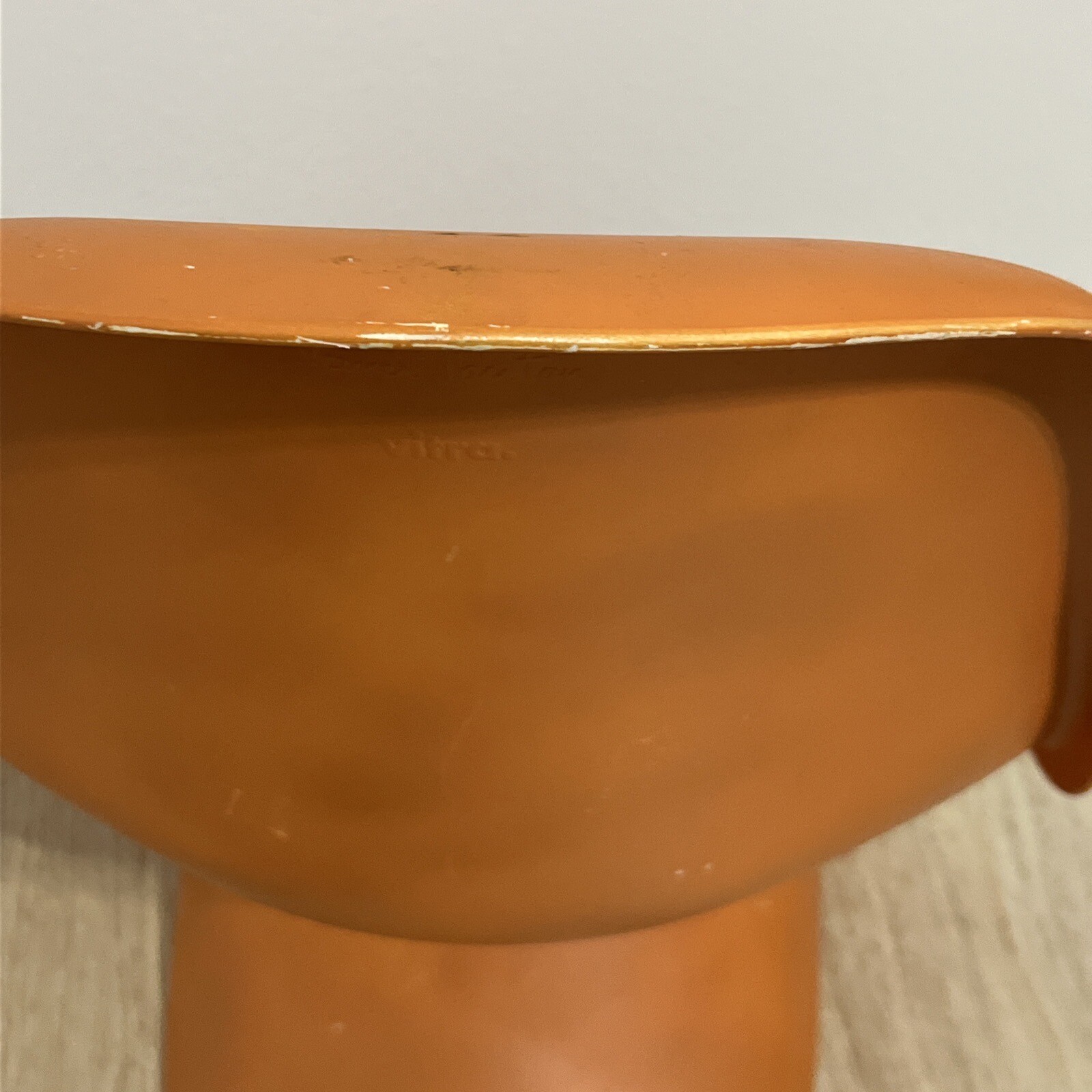 Panton Chair in Orange by Verner Panton for Vitra / Herman Miller, 1960s