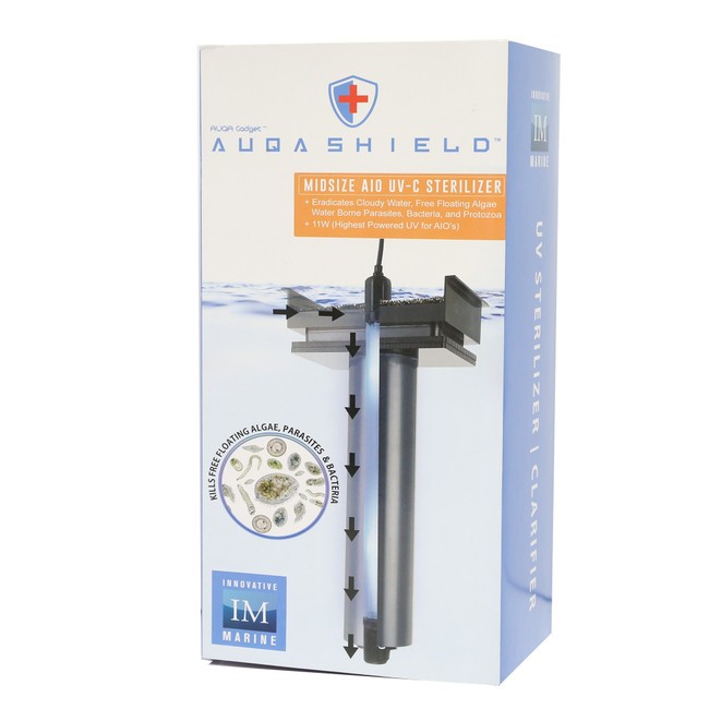 AuqaShield 11 Watt UV Sterilizer/Clarifier (Midsize) - Innovative Marine