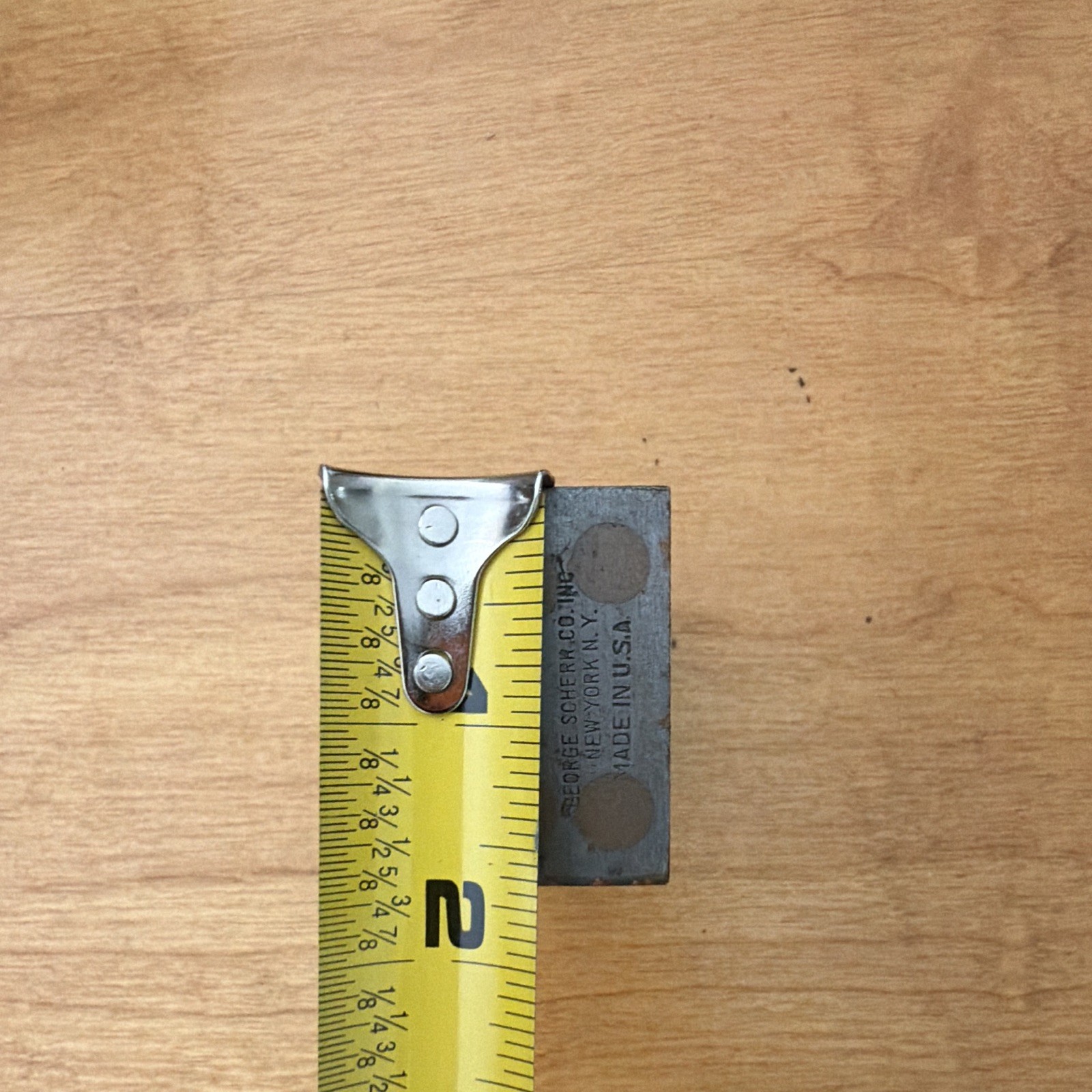 George Scherr Co. Inc. Permanent Magnetic Chuck Rectangular 2" x 4"