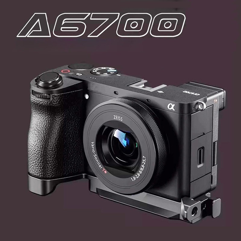 Quick Release Plate for Sony A6700 Camera Hand Grip Holder Bracket