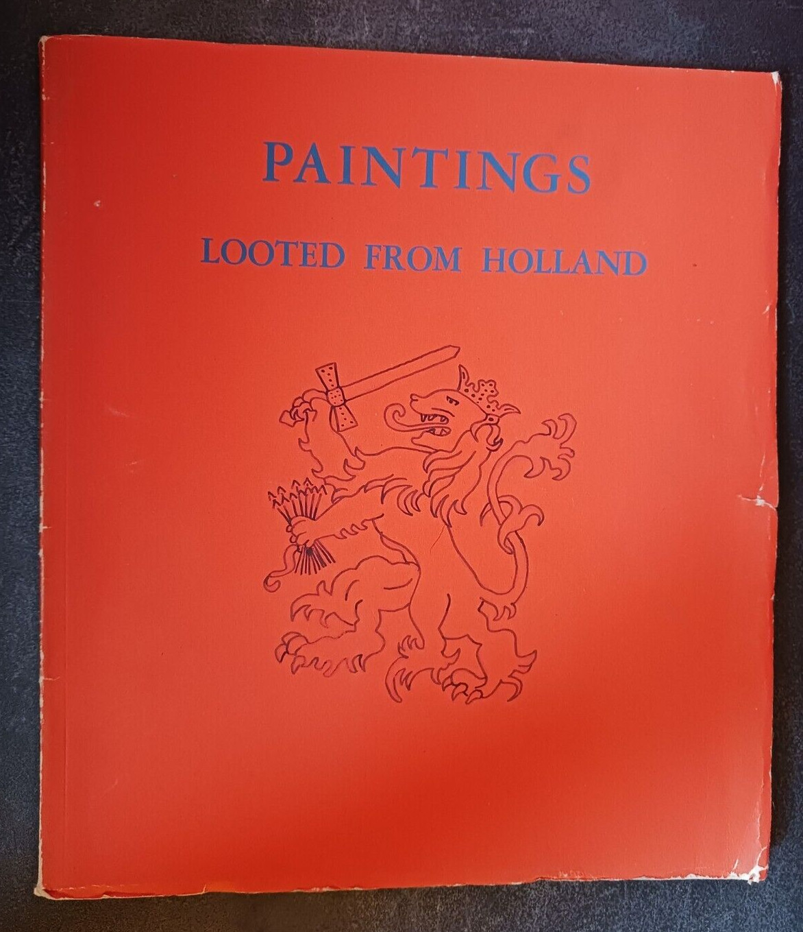 Paintings Looted From Holland 1948 Returned Armed Forces art exhibition catalog
