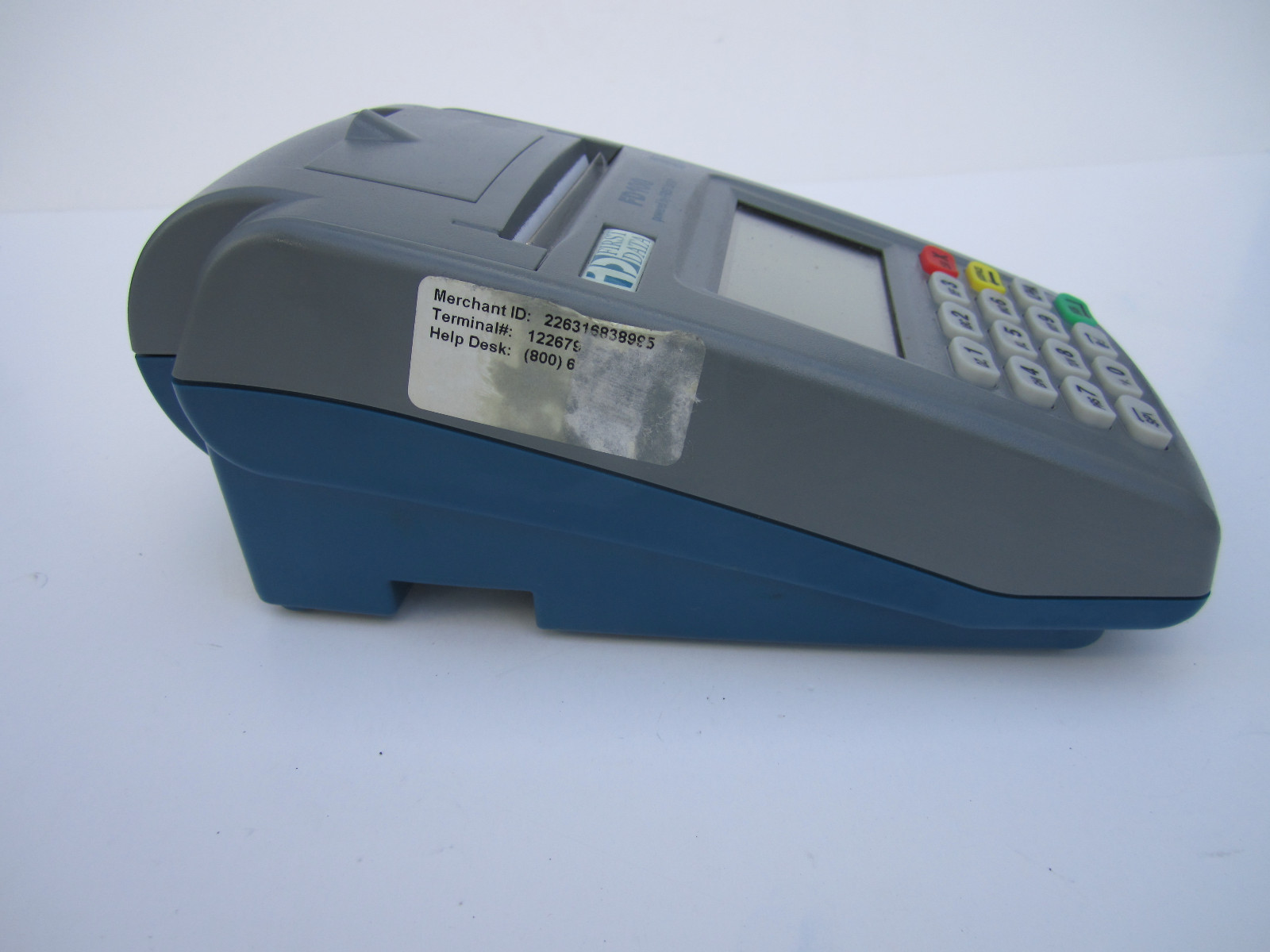 First Data FD100 Credit Card Terminal With Power Adapter