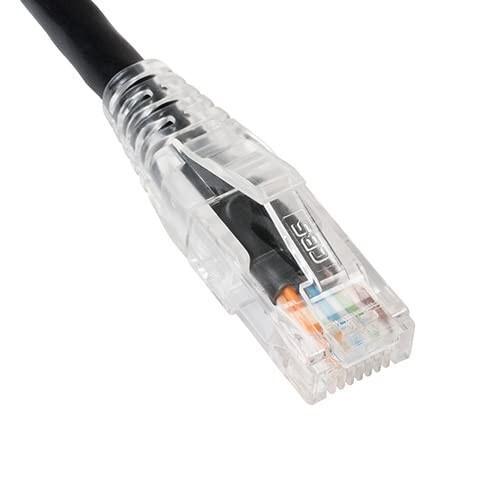 Bulk Lot 100 PCs 14ft Cat6 RJ45 Ethernet Cables (UTP) Black, Gold Plated, Sealed