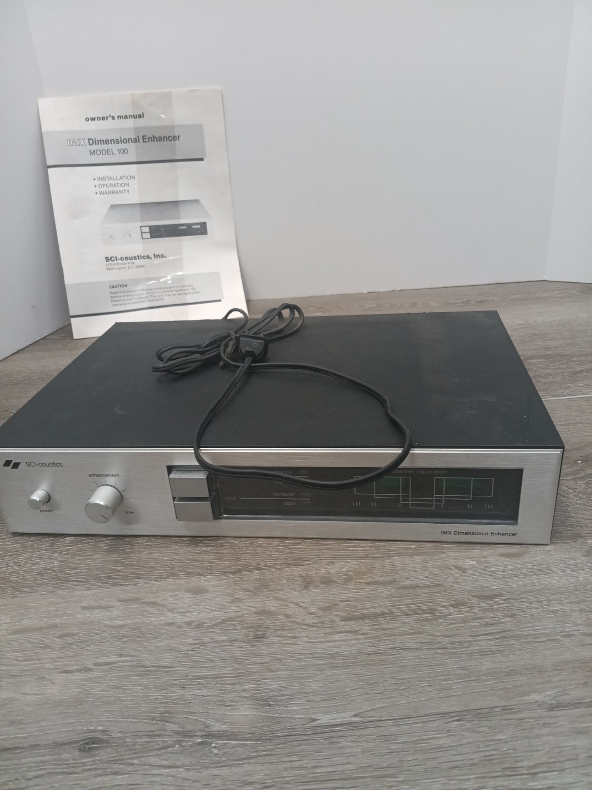 SCI-acoustics IMX Dimensional Enhancer Stereo Audio Processor For Parts