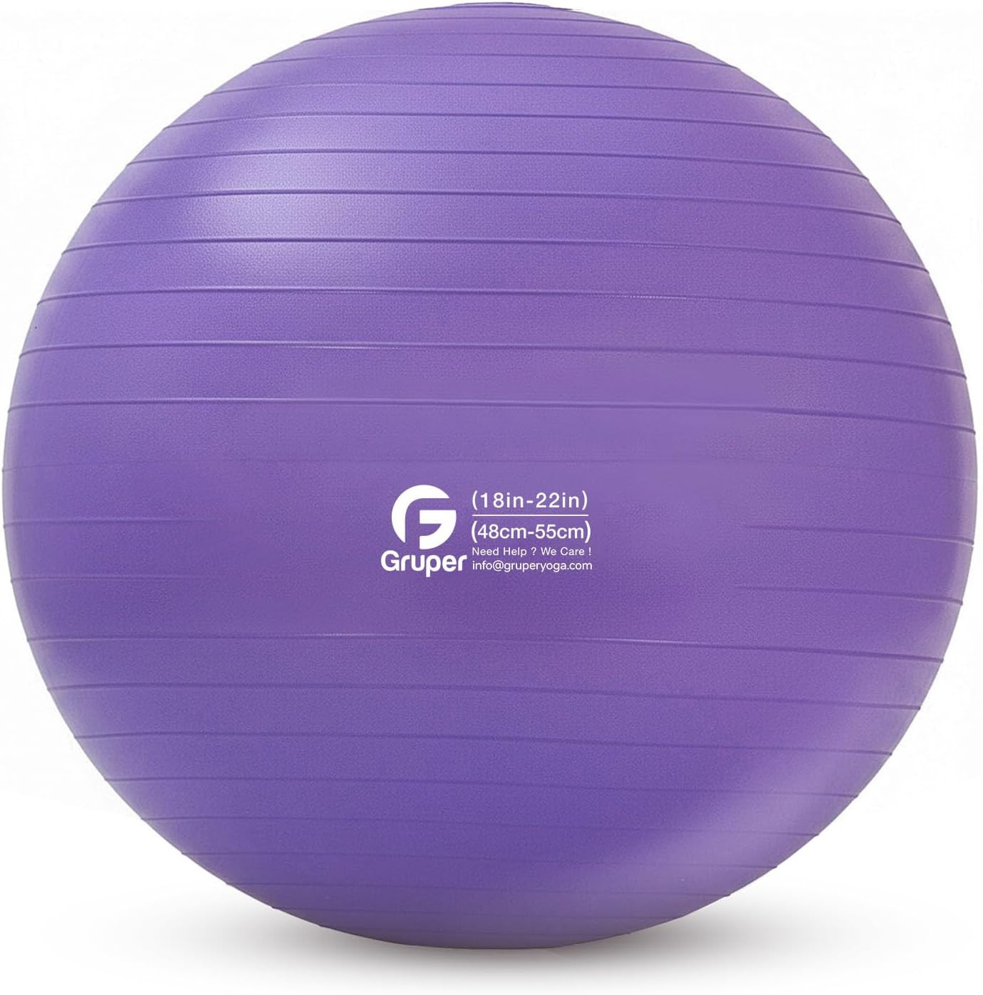Yoga and Pilates Ball,4 Sizes Gym Ball for Fitness, Yoga, Workout, Pregnancy and