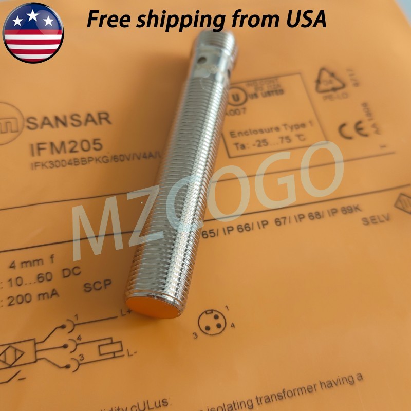 For IFM IFM205 Inductive Proximity Switch Sensor 10-60VDC 200mA Free Shipping US