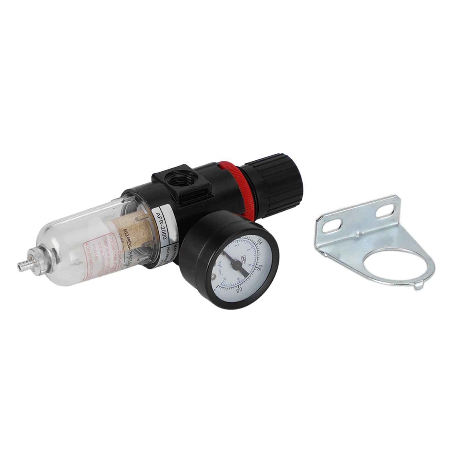 AFR-2000 1/4" Air Compressor Filter Water Separator Trap Tools Regulator Gauge