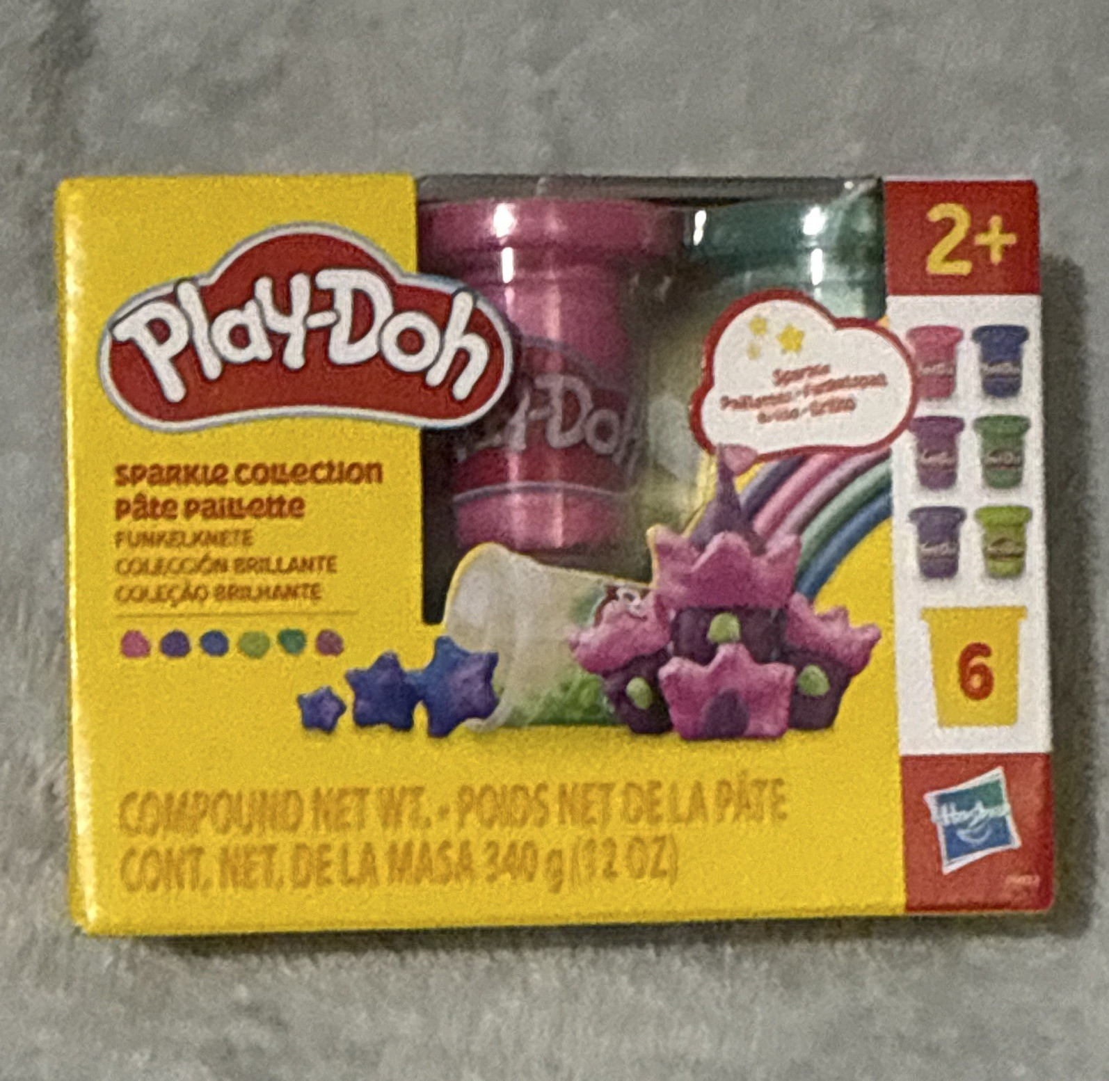 Play-Doh Sparkle Collection 6-Pack Modeling Compound Set, 6 Cans, Ages 2+